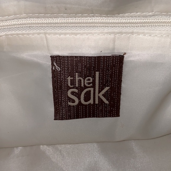 The Sak Tan/Cream Crochet Beaded Shoulder Bag - Picture 9 of 15